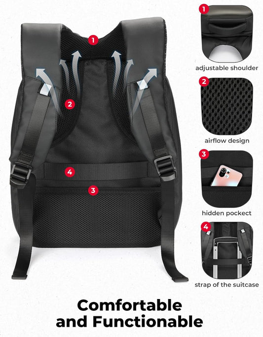 Motorcycle Backpack with 96 X 128Px LED Display Screen